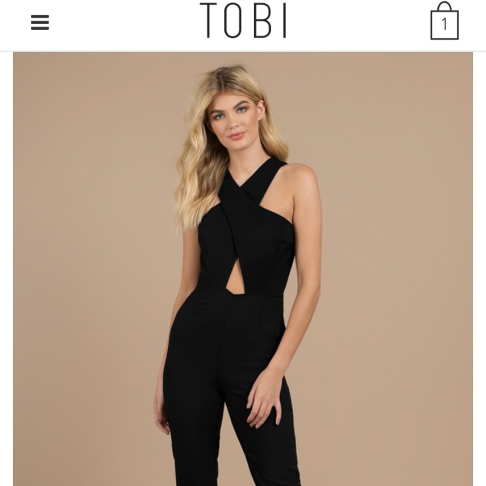 Tobi Aurora black jumpsuit